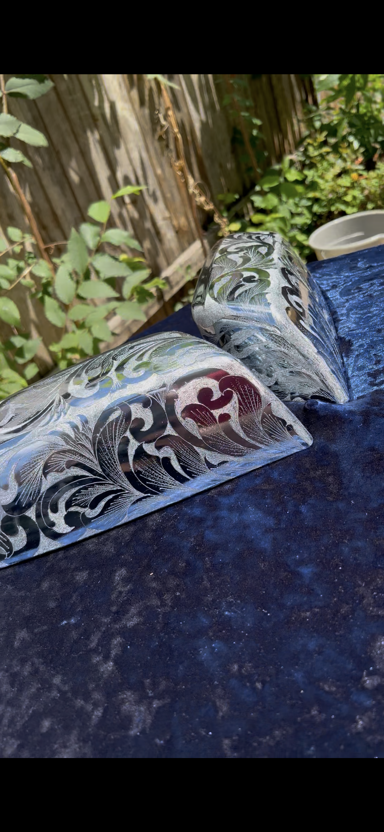 2 pcs Mirror cap Hand made engraved 07-13/14-18! Choose the year !