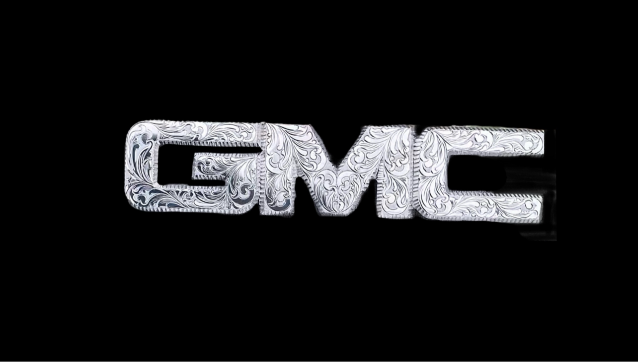 GMC ENGRAVED FRONT EMBLEM /CHOOSE THE YEAR