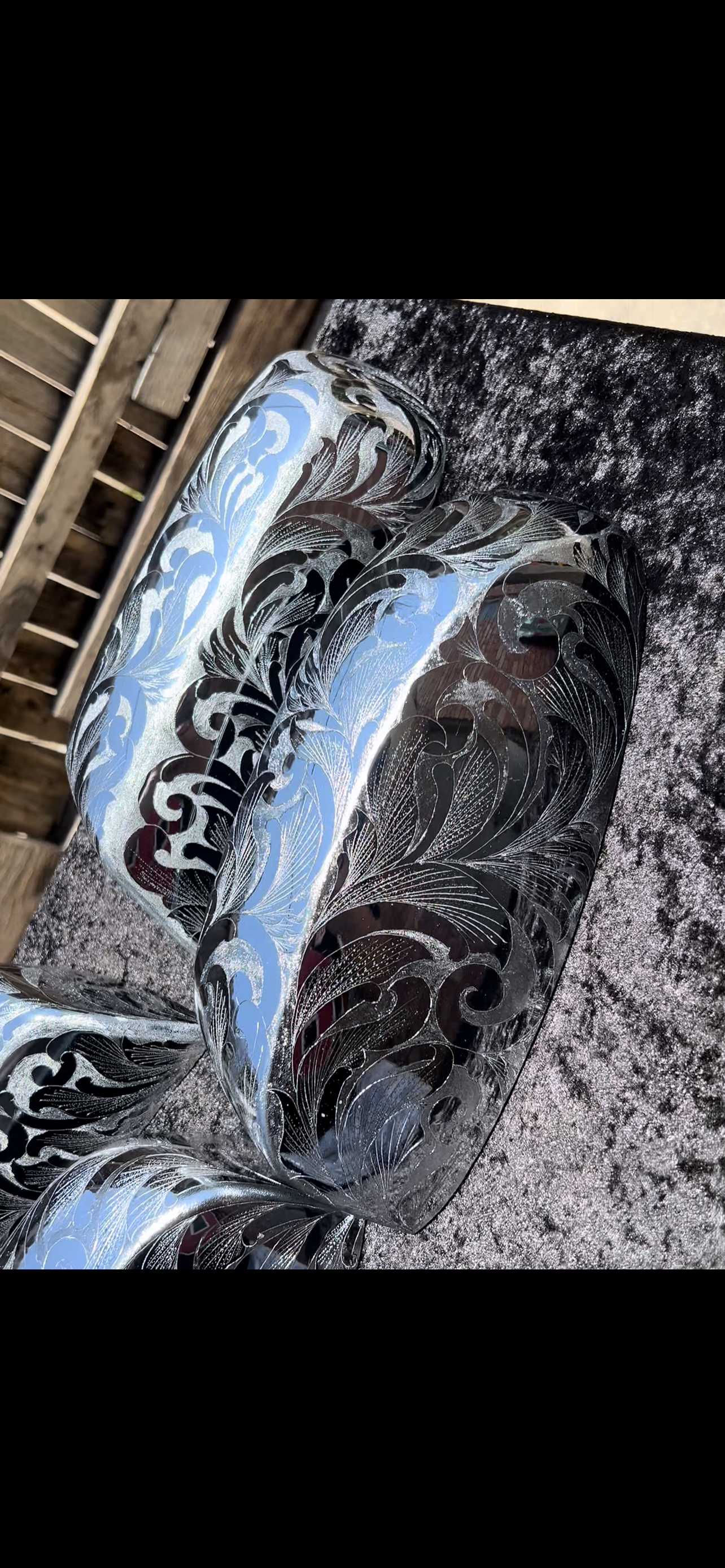 2 pcs Mirror cap Hand made engraved 07-13/14-18! Choose the year !